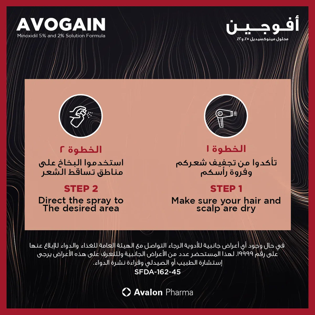Avogain 5% Minoxidil Spray (50ml)